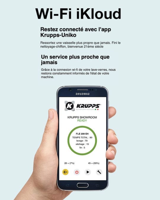 wifi intégrée au lave vaisselle